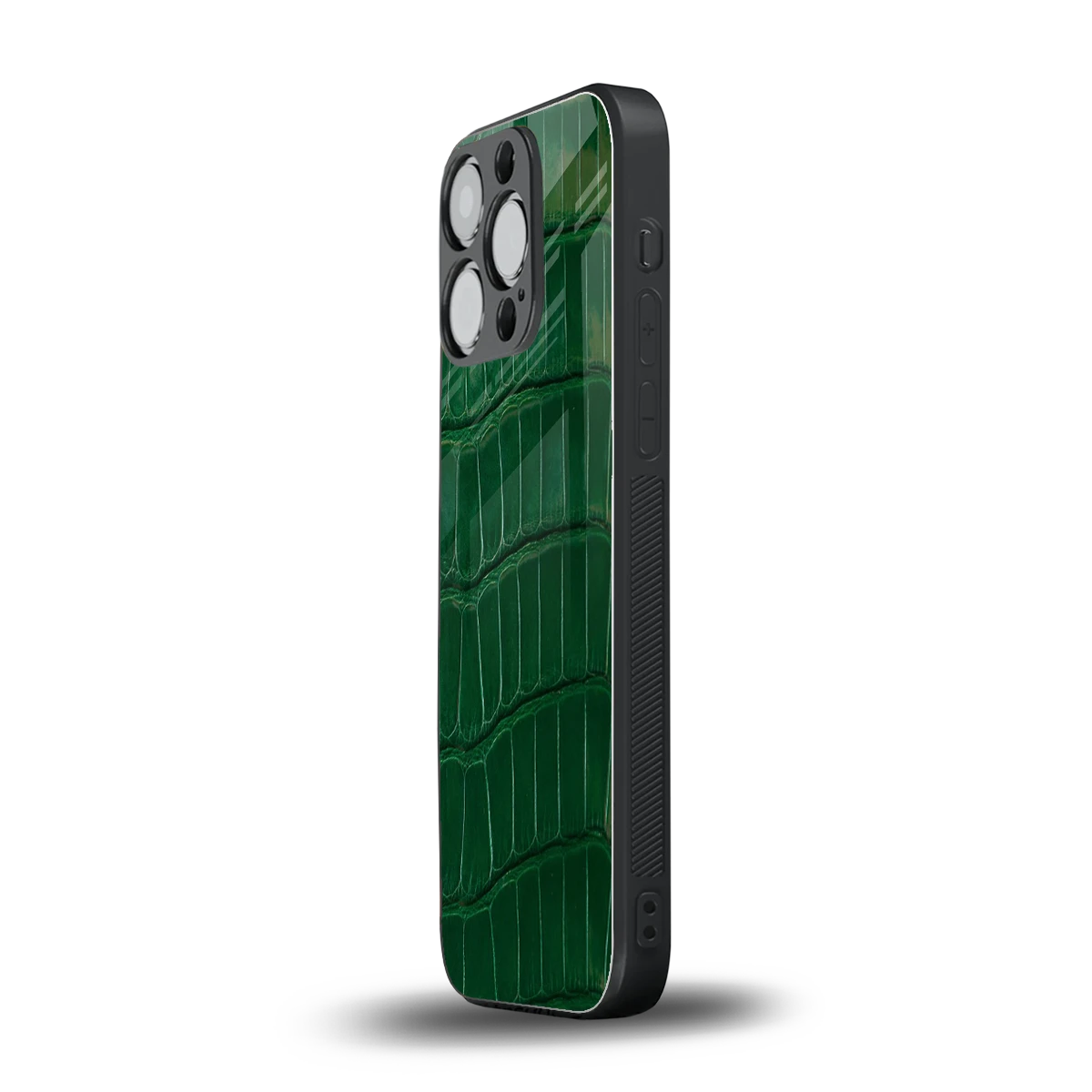 Croco Green iphone 13 pro mobile cover | shockproof glass phone case