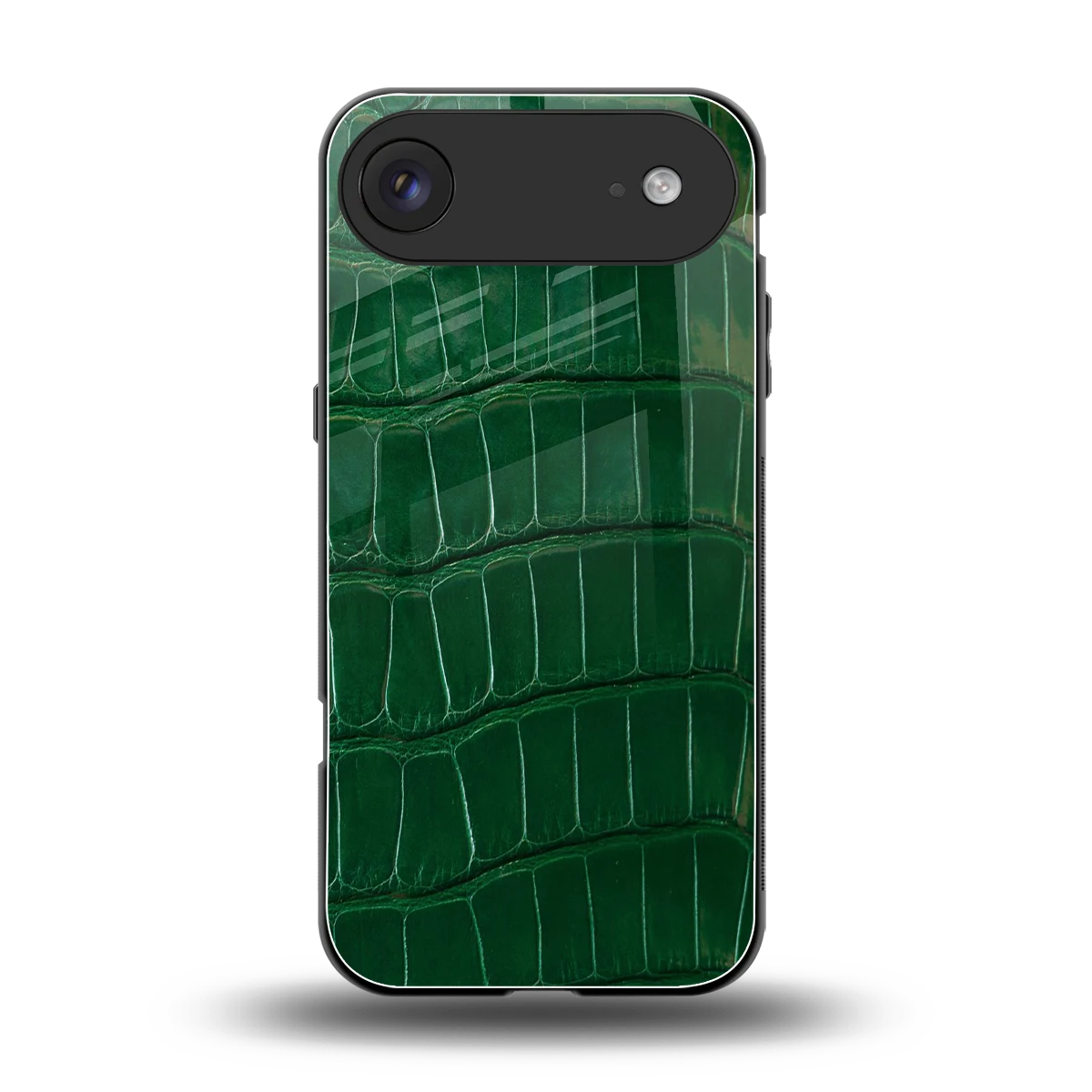 Croco Green back phone cover | glass case for iphone air