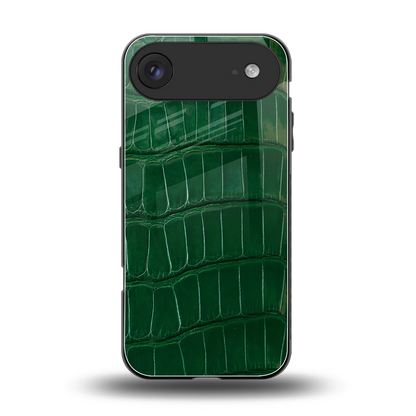 Croco Green back phone cover | glass case for iphone air
