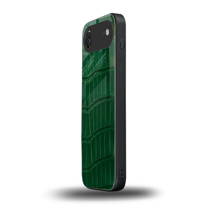 Croco Green iphone air mobile cover | shockproof glass phone case