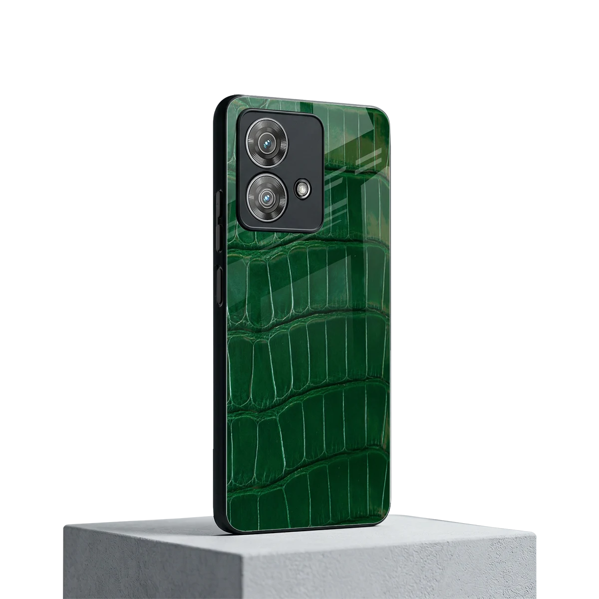 Croco Green motorola edge 40 neo 5g mobile cover | shockproof glass phone case