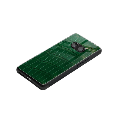 Croco Green stylish phone case for nothing phone 2a | glossy glass and slim fit