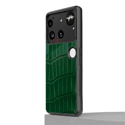 Croco Green nothing phone 3 mobile cover | shockproof glass phone case