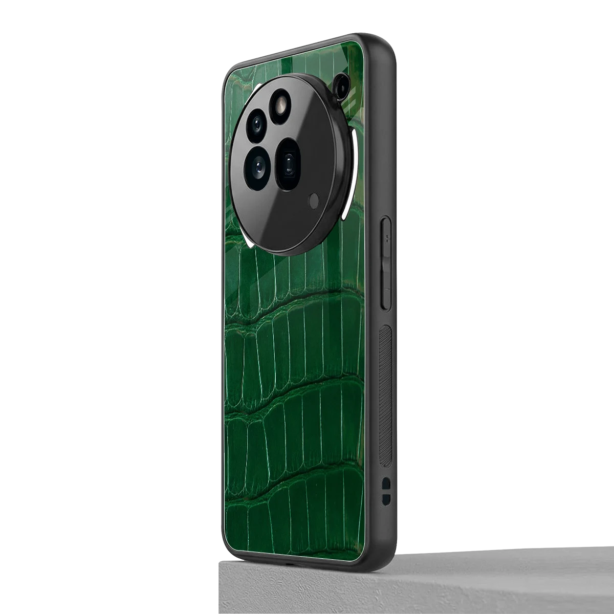Croco Green nothing phone 3a pro mobile cover | shockproof glass phone case