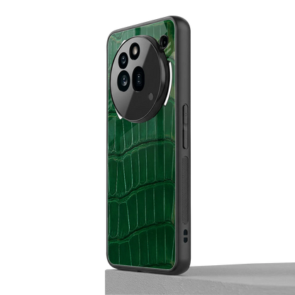 Croco Green nothing phone 3a pro mobile cover | shockproof glass phone case