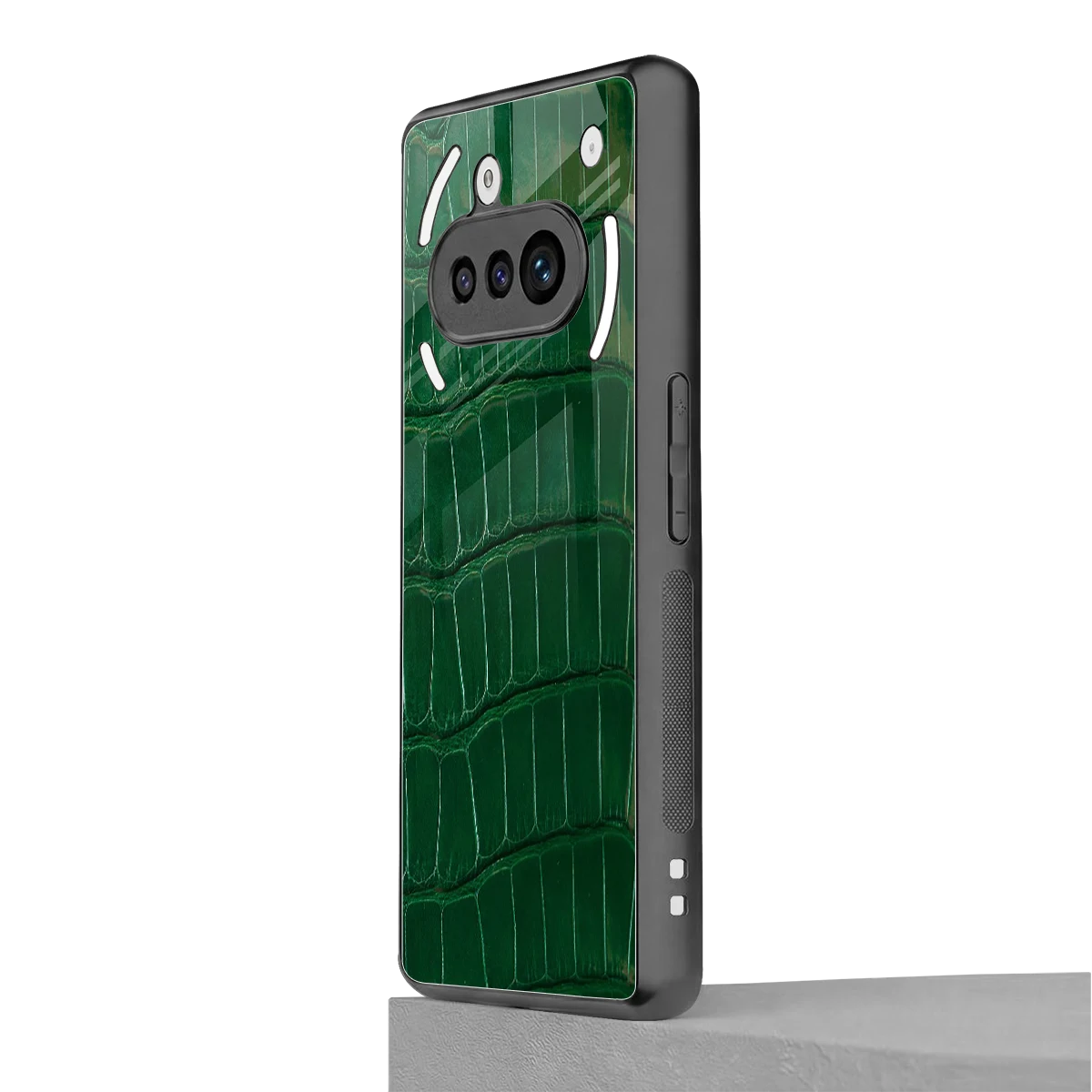 Croco Green nothing phone 3a mobile cover | shockproof glass phone case