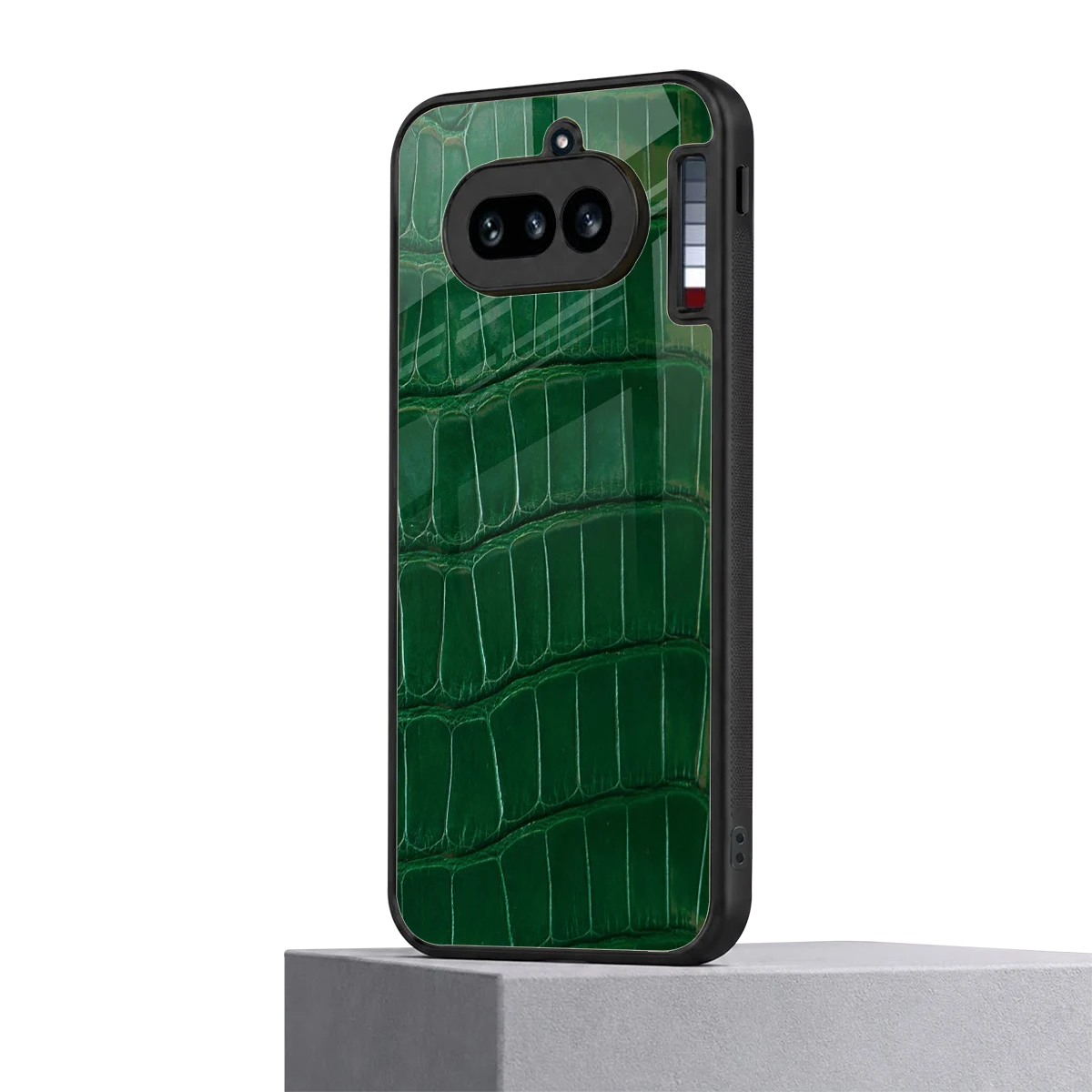 Croco Green nothing phone 4a mobile cover | shockproof glass phone case