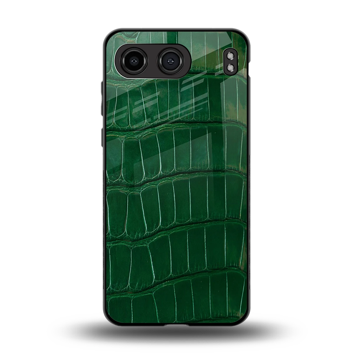 Croco Green back phone cover | glass case for oneplus nord 4