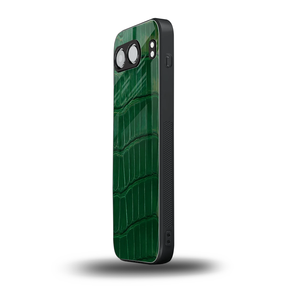 Croco Green oneplus nord 4 mobile cover | shockproof glass phone case