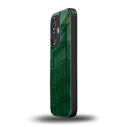 Croco Green oneplus nord ce 3 mobile cover | shockproof glass phone case