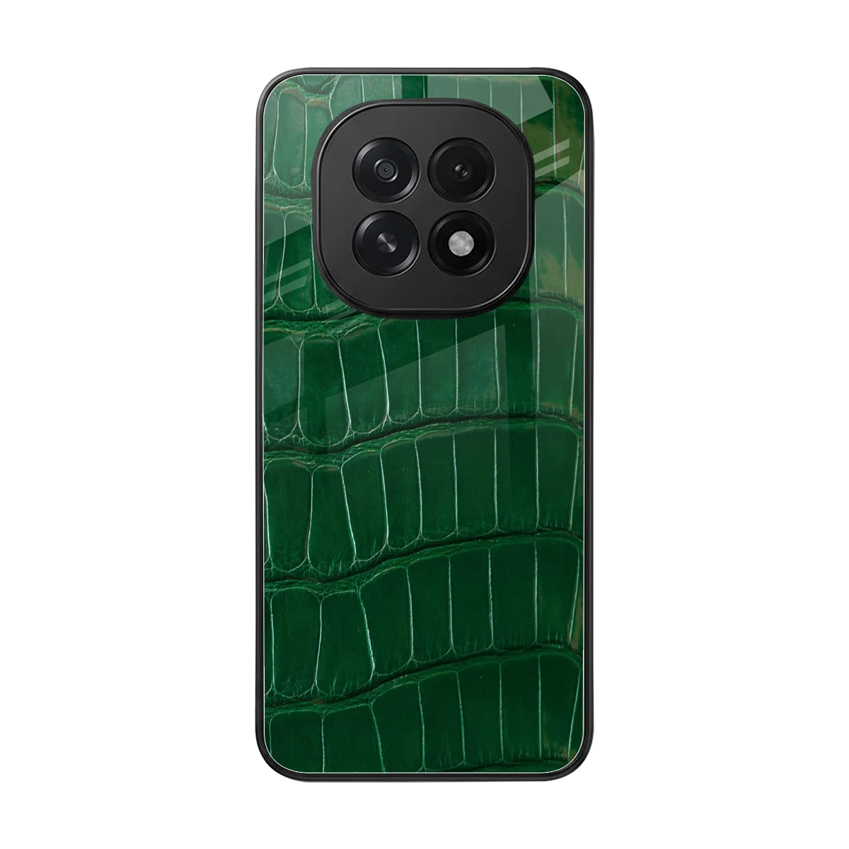Croco Green back phone cover | glass case for oppo f29 5g