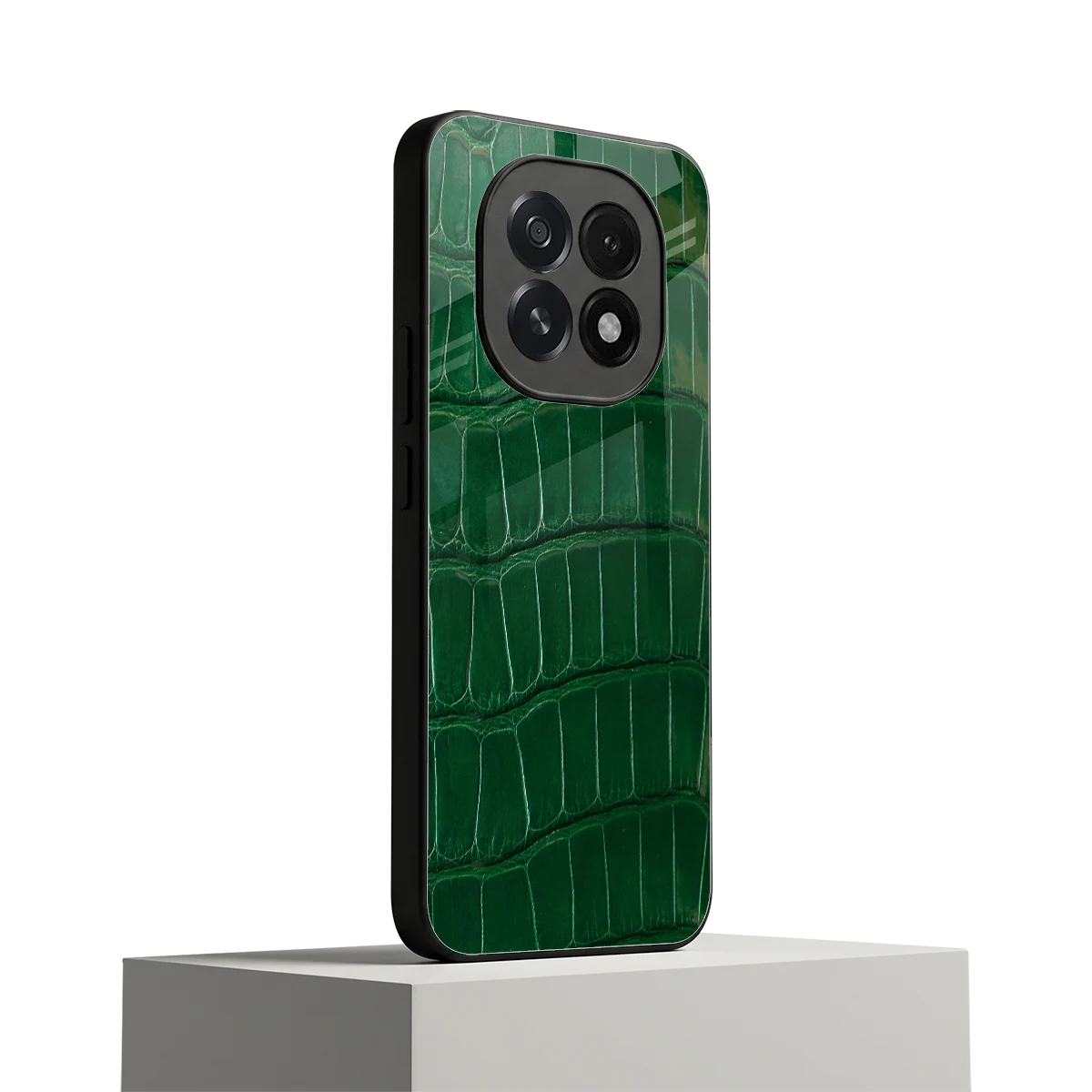 Croco Green oppo f29 5g mobile cover | shockproof glass phone case