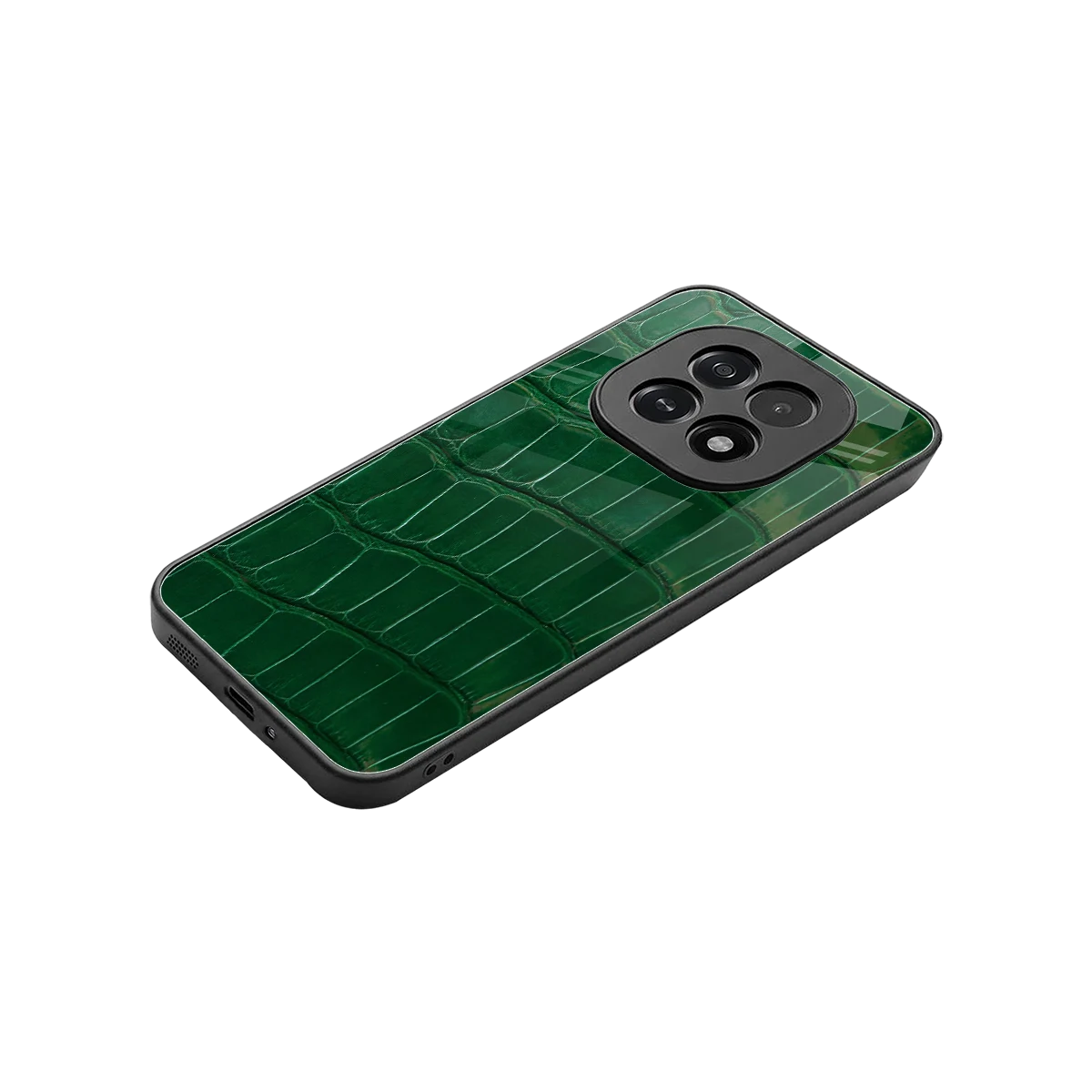 Croco Green stylish phone case for oppo f29 5g | glossy glass and slim fit