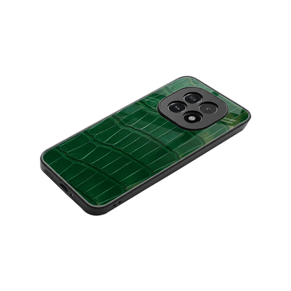 Croco Green stylish phone case for oppo f29 5g | glossy glass and slim fit