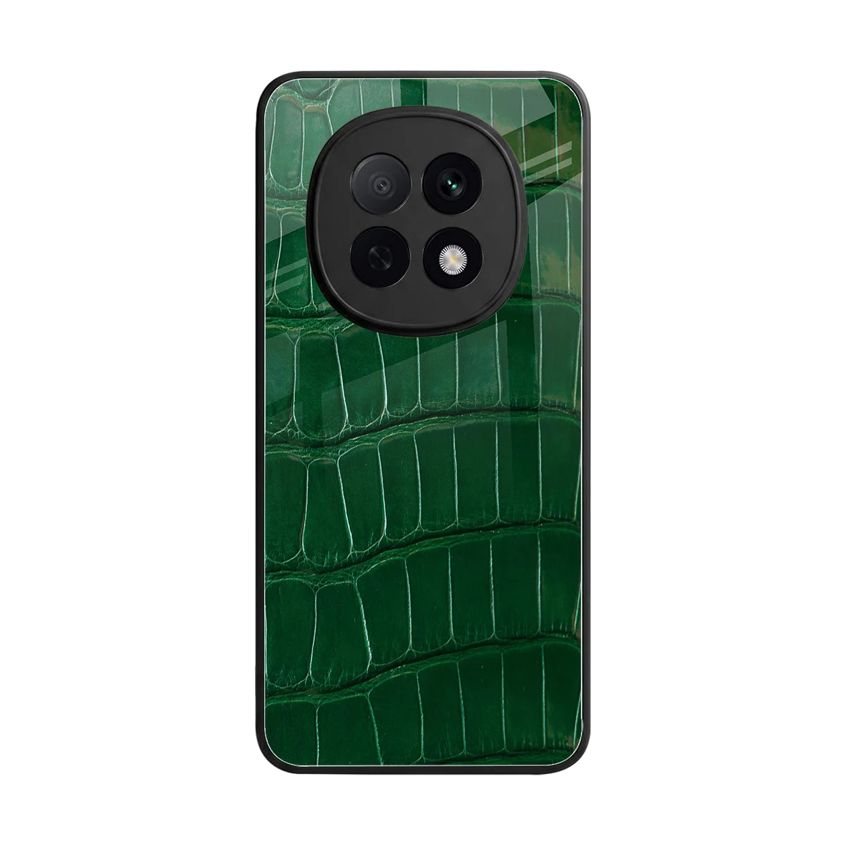 Croco Green back phone cover | glass case for oppo f29 pro 5g
