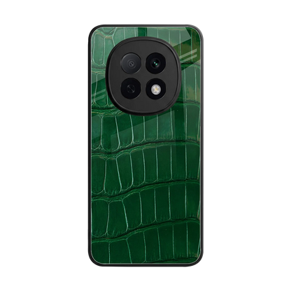 Croco Green back phone cover | glass case for oppo f29 pro 5g