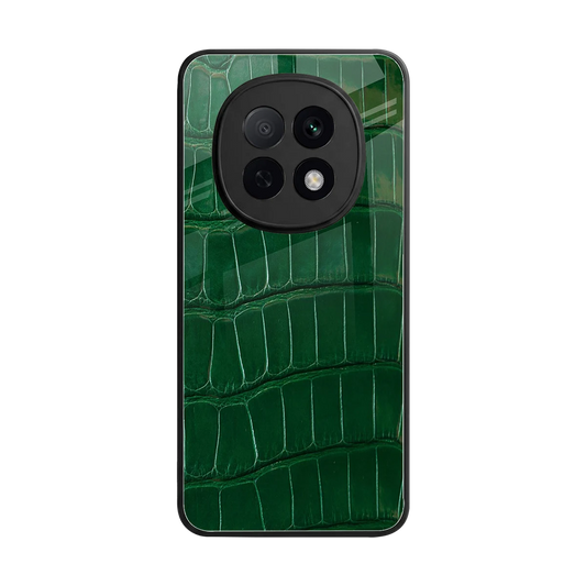 Croco Green back phone cover | glass case for oppo f29 pro 5g