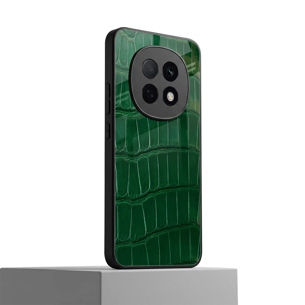 Croco Green oppo f29 pro 5g mobile cover | shockproof glass phone case