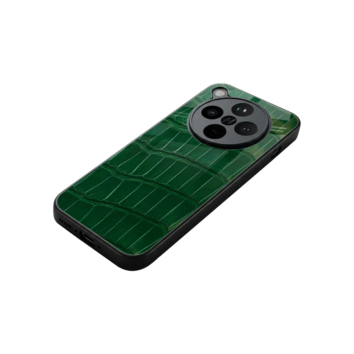Croco Green stylish phone case for oppo find x8 | glossy glass and slim fit