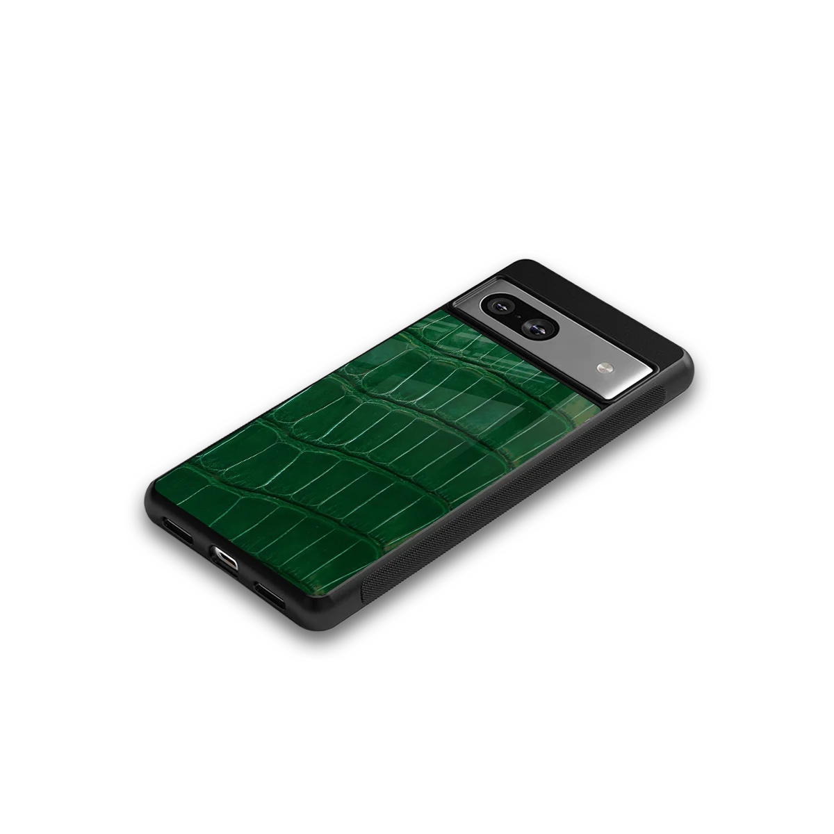 Croco Green google pixel 7 mobile cover | shockproof glass phone case