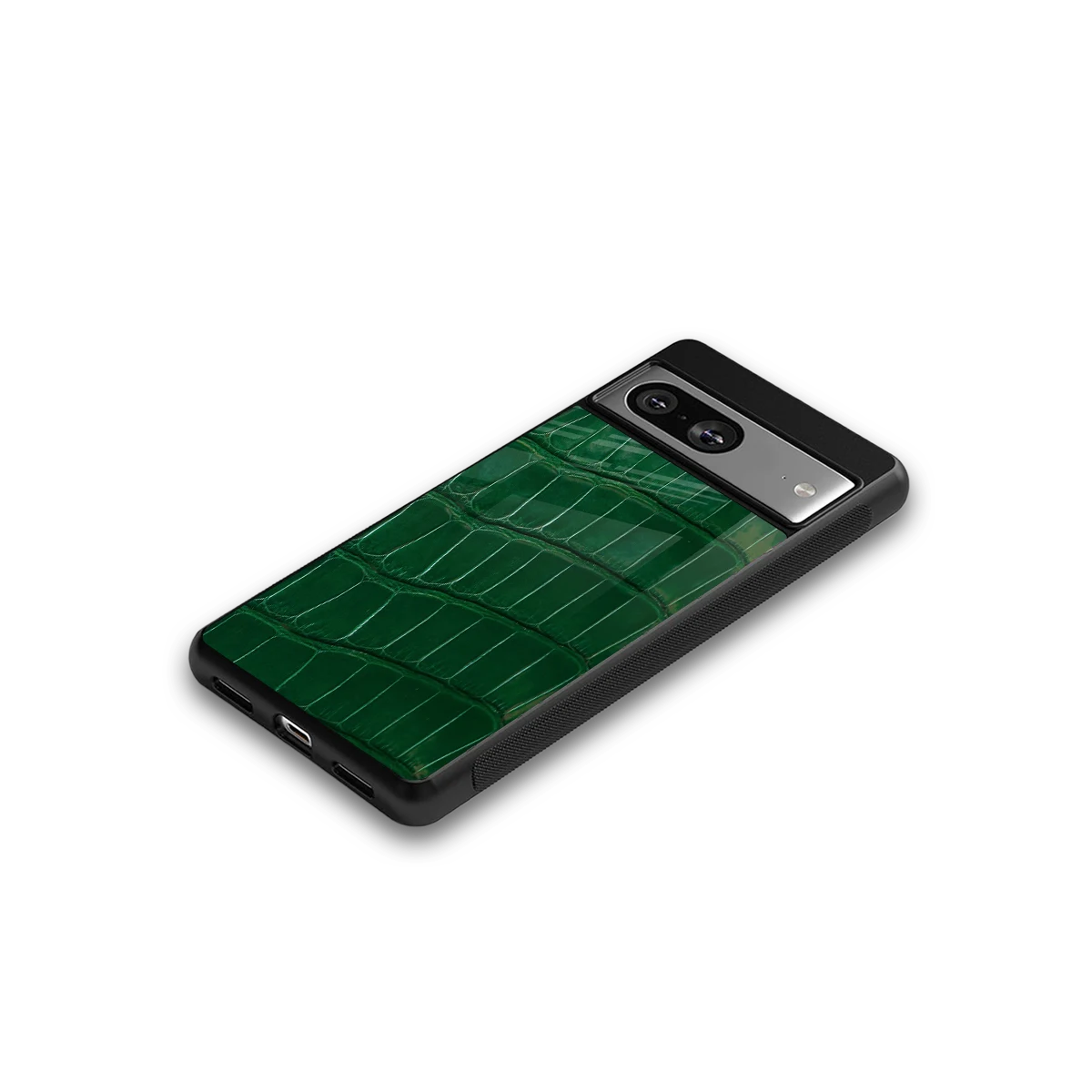 Croco Green google pixel 8 mobile cover | shockproof glass phone case