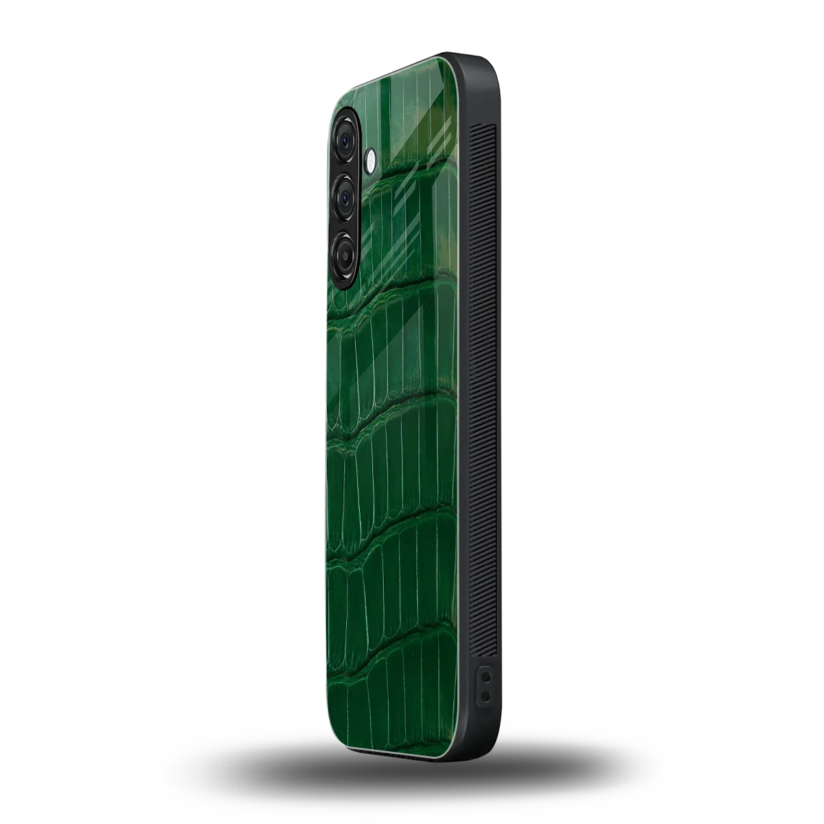 Croco Green samsung galaxy a55 5g mobile cover | shockproof glass phone case