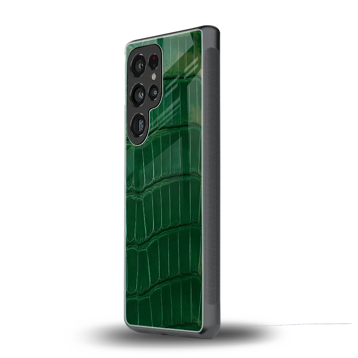Croco Green samsung galaxy s25 ultra mobile cover | shockproof glass phone case