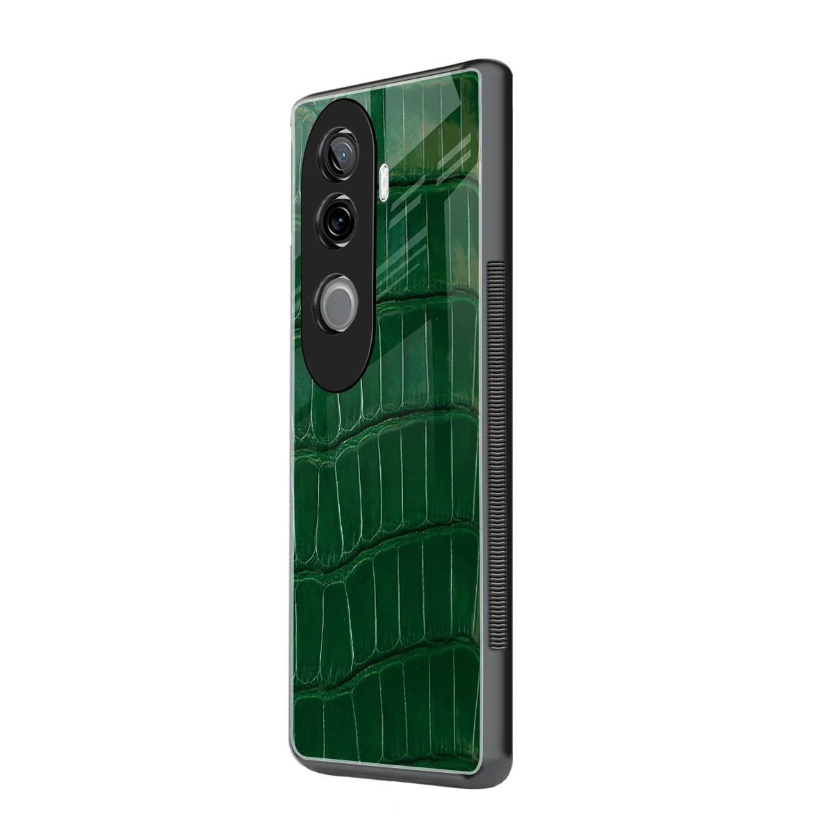 Croco Green vivo v40e mobile cover | shockproof glass phone case