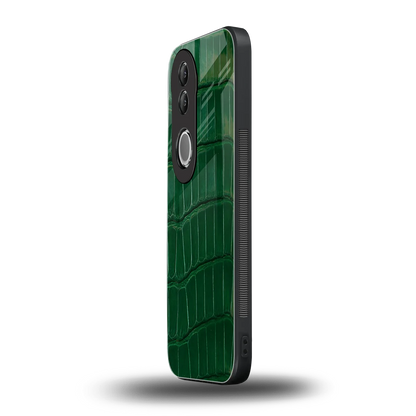 Croco Green vivo v50 mobile cover | shockproof glass phone case