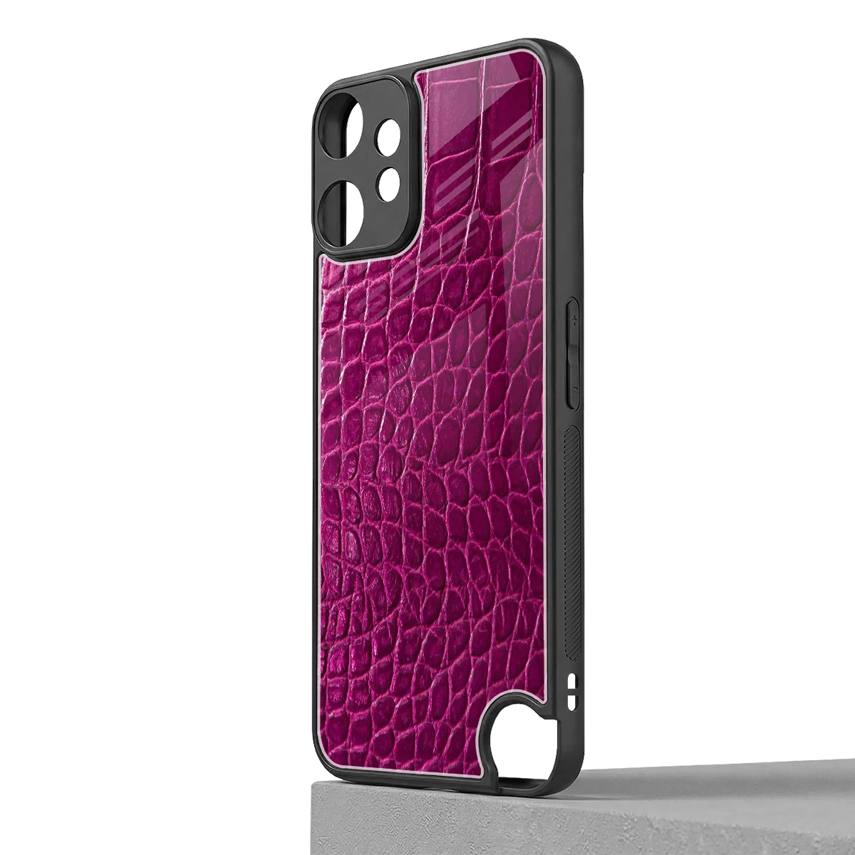 Croco Pink cmf nothing phone 2 pro mobile cover | shockproof glass phone case