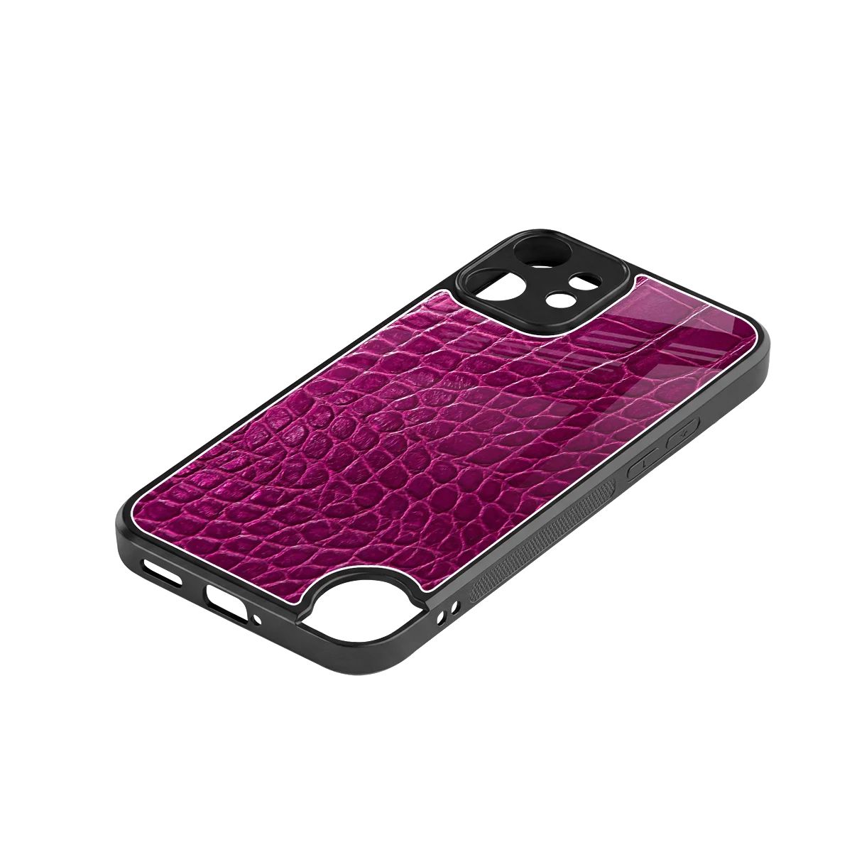 Croco Pink stylish phone case for cmf nothing phone 2 pro | glossy glass and slim fit