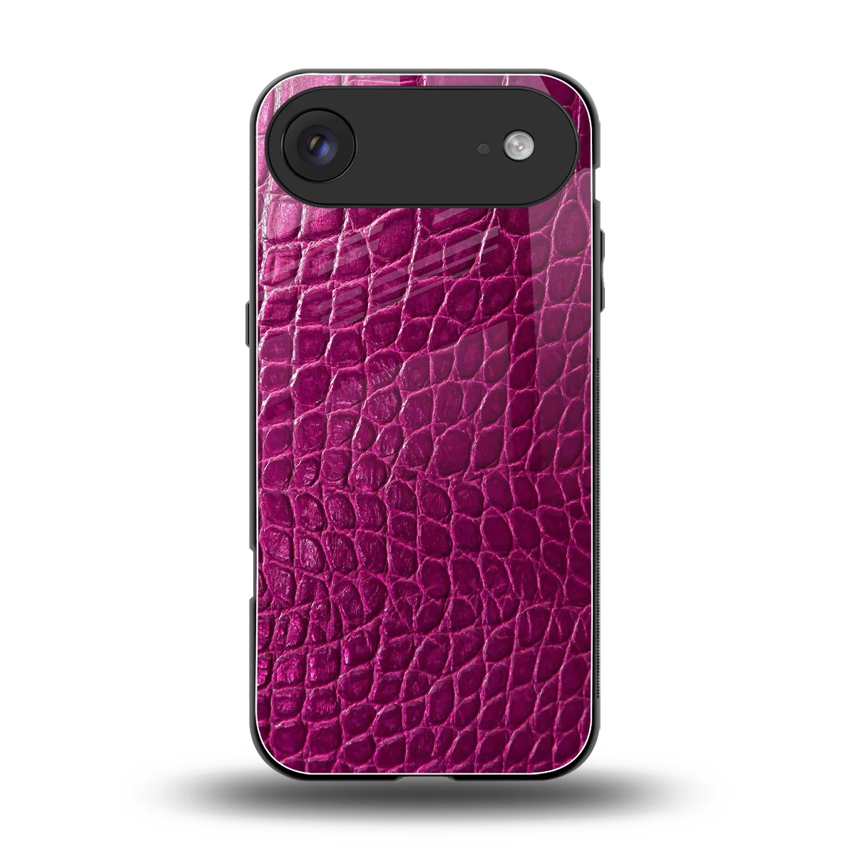 Croco Pink back phone cover | glass case for iphone air