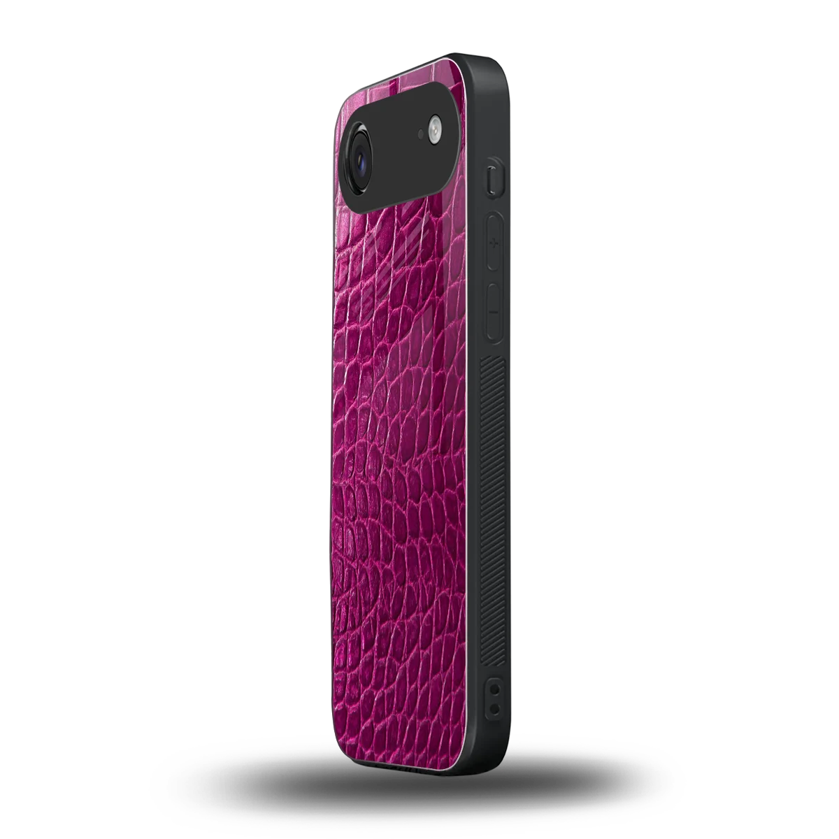 Croco Pink iphone air mobile cover | shockproof glass phone case