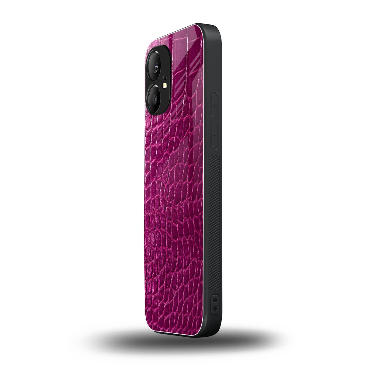 Croco Pink nothing phone 1 mobile cover | shockproof glass phone case