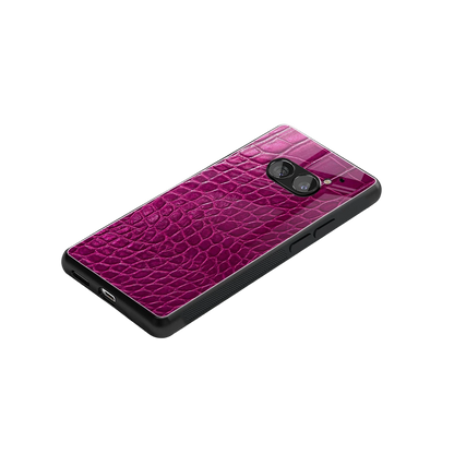 Croco Pink stylish phone case for nothing phone 2a | glossy glass and slim fit