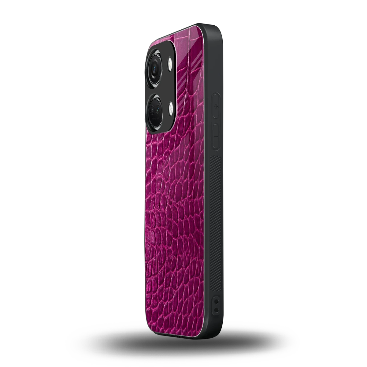 Croco Pink oneplus nord 3 mobile cover | shockproof glass phone case