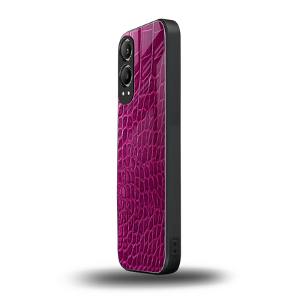 Croco Pink oneplus nord ce 4 lite mobile cover | shockproof glass phone case