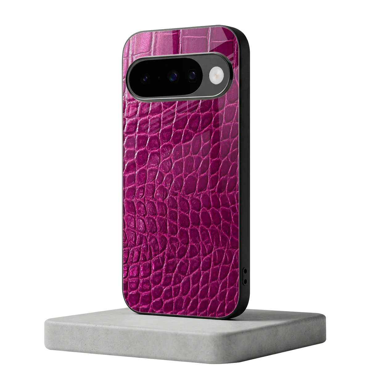 Croco Pink google pixel 10 mobile cover | shockproof glass phone case