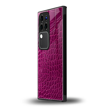 Croco Pinkvivo v30 pro mobile cover | shockproof glass phone case