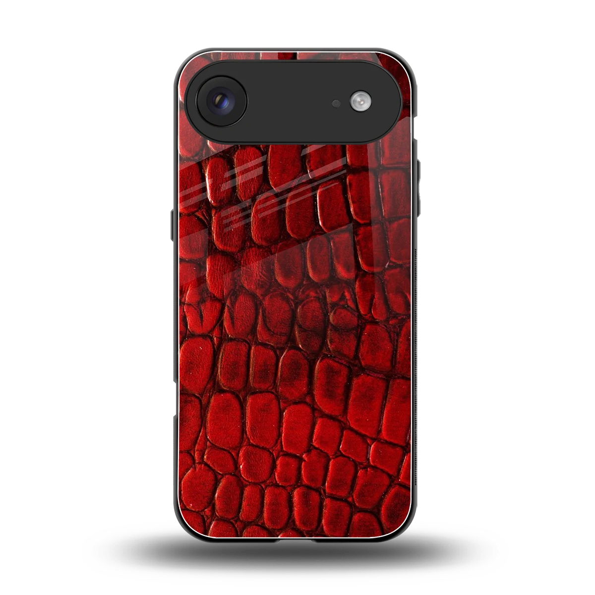 Croco Red back phone cover | glass case for iphone air