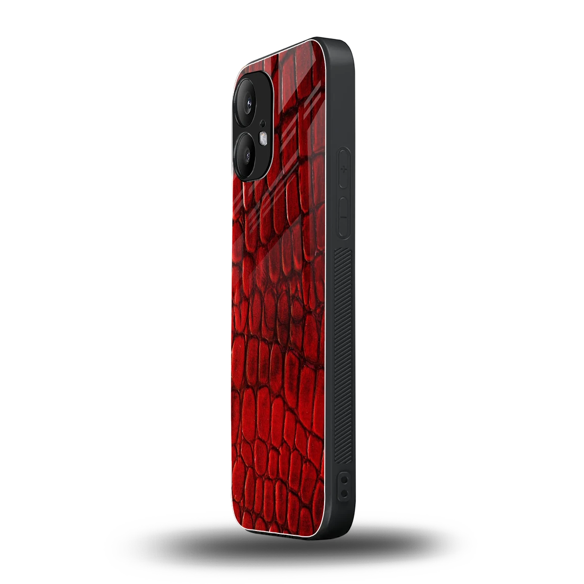 Croco Red nothing phone 2 mobile cover | shockproof glass phone case