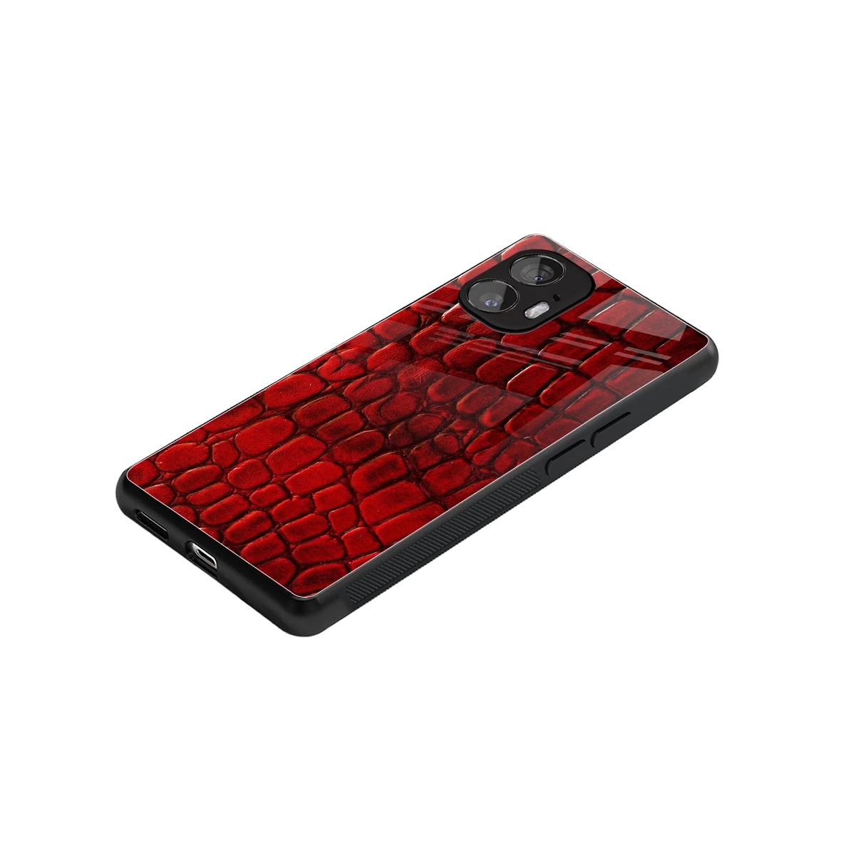 Croco Red stylish phone case for nothing phone 2 | glossy glass and slim fit