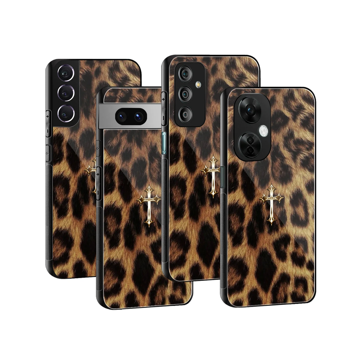 Stylish Glass Back Case for All Smartphones iPhone, Samsung, OnePlus, Pixel, Redmi, Oppo, Vivo, Motorola