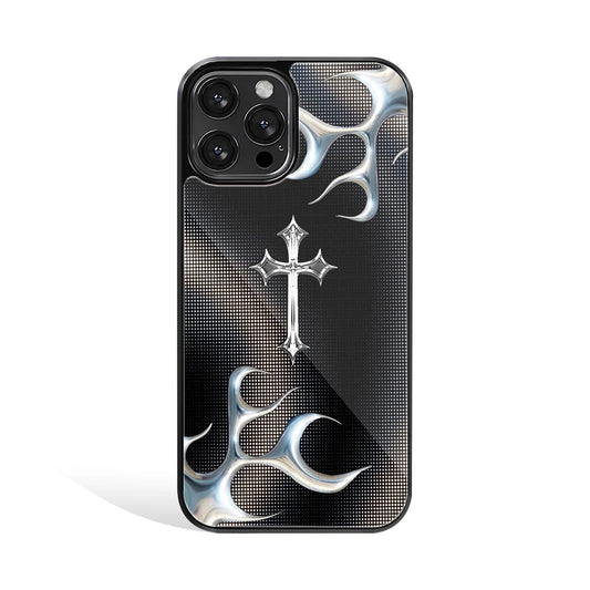 Premium Glass Back Mobile Phone Cover for iPhone, Samsung, OnePlus, Google Pixel, Redmi, Oppo, Vivo & Realme