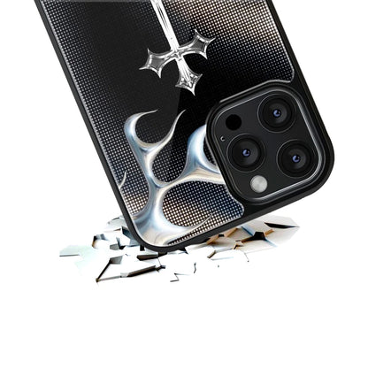 Durable Glass Back Mobile Case for iPhone, Samsung, OnePlus, Google Pixel, Redmi, Vivo, Oppo