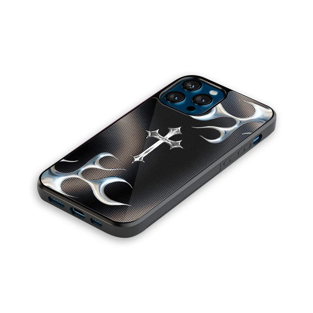 Luxury Glass Back Mobile Cover for iPhone, Samsung Galaxy, OnePlus, Pixel, Redmi & More