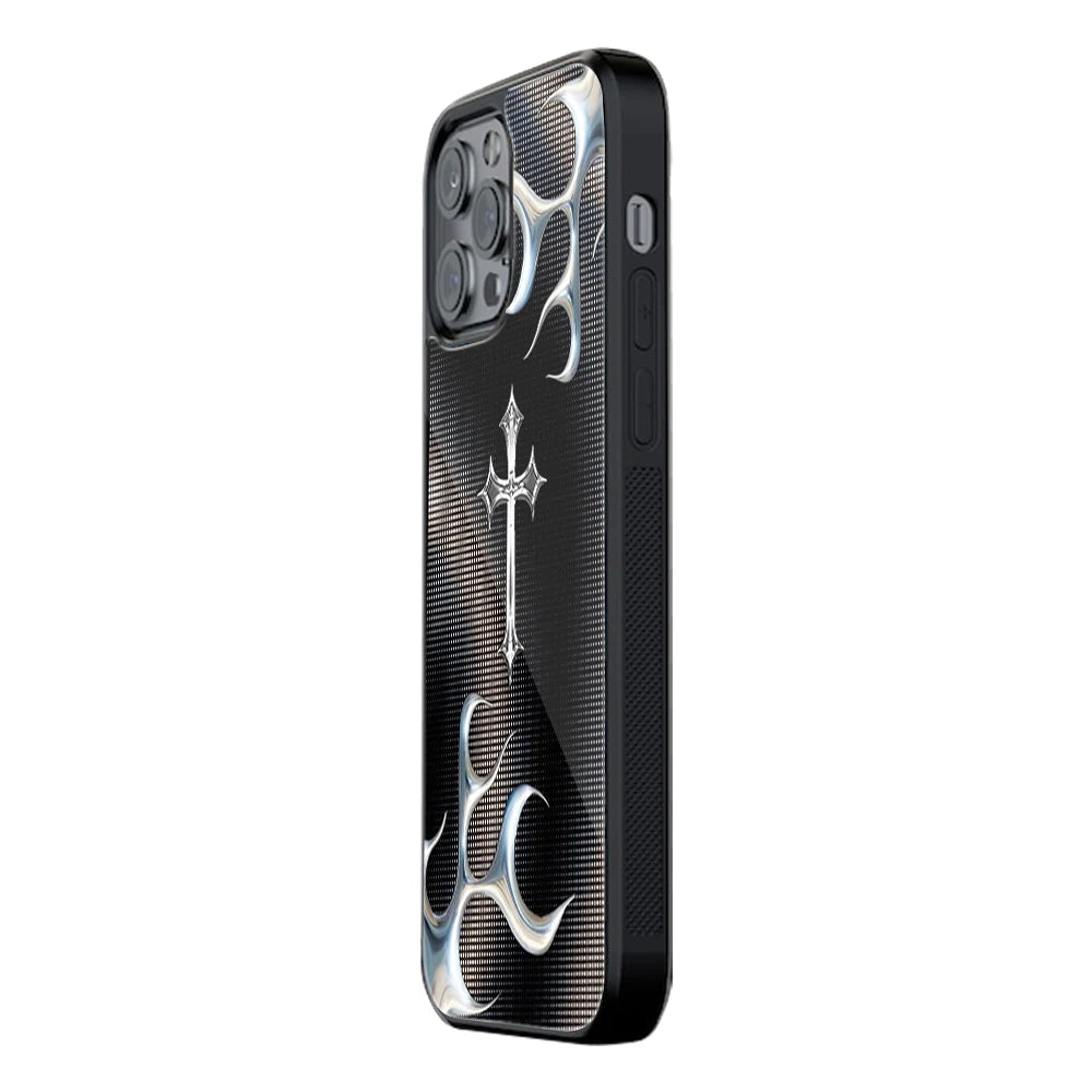 Trendy Glass Back Mobile Case for iPhone, Samsung, Redmi, OnePlus, Google Pixel, Motorola