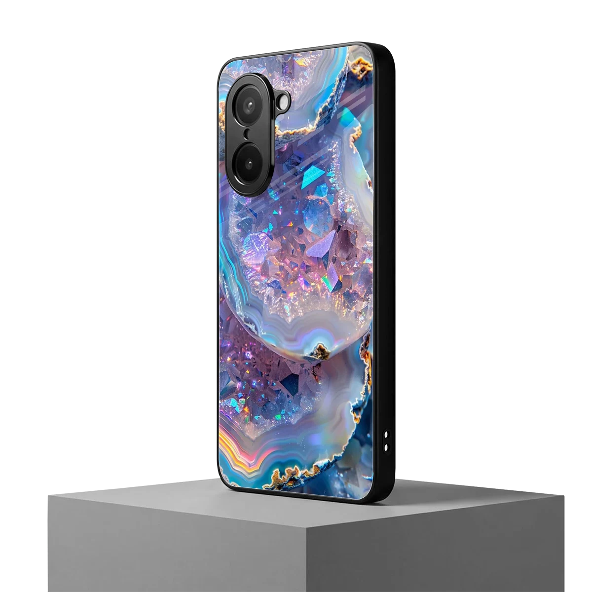 Crystal Veil oneplus nord ce5 5g mobile cover | shockproof glass phone case