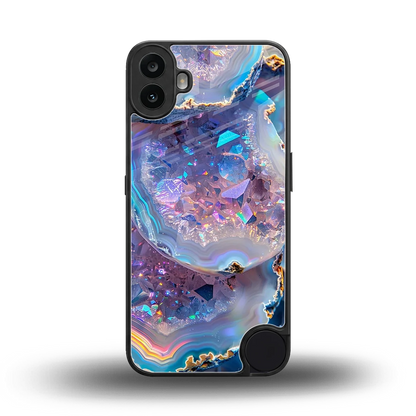 Crystal Veil back phone cover | glass case for cmf nothing phone 1