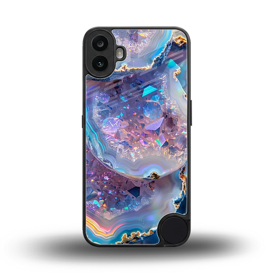 Crystal Veil back phone cover | glass case for cmf nothing phone 1